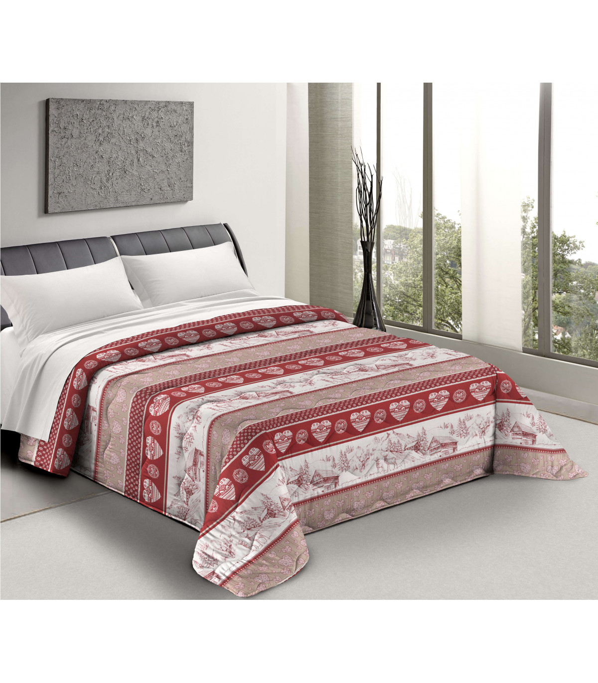 Copriletto Trapuntino Primavera Estate Made In Italy - Leggero E Anallergico - Foto 8