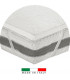 TOPPER Coprimaterasso in Memory Foam Sfoderabile Alto 3,5 cm MOD. Aloe Vera