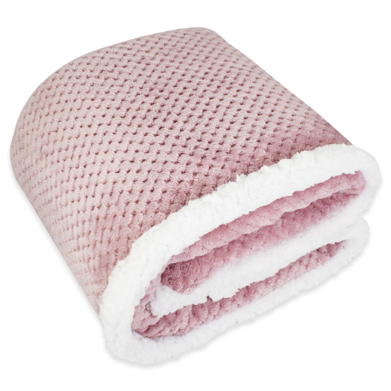 WINNY Coperta Invernale Plaid da Divano in Caldo Pile con Retro Agnellato Sherpa 3 colori