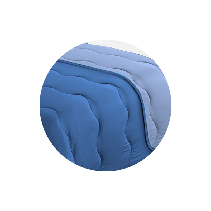 Trapunta Invernale Tinta Unita Double Face Made in Italy Bicolore MOD. D