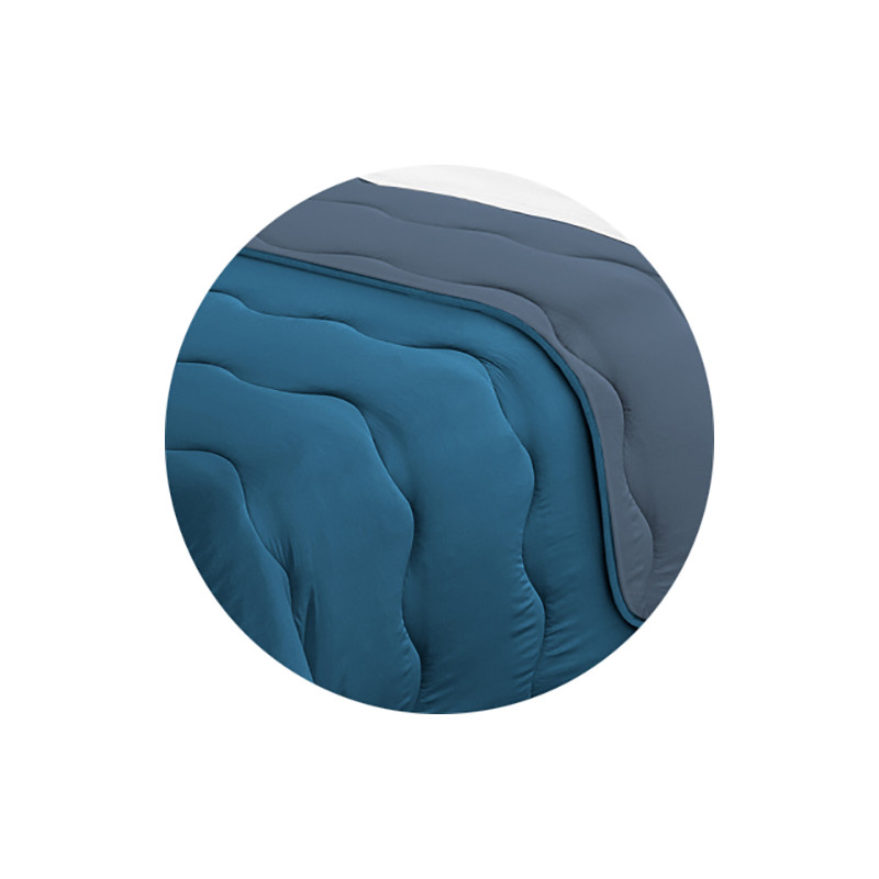 Trapunta Invernale Tinta Unita Double Face Made in Italy Bicolore MOD. D