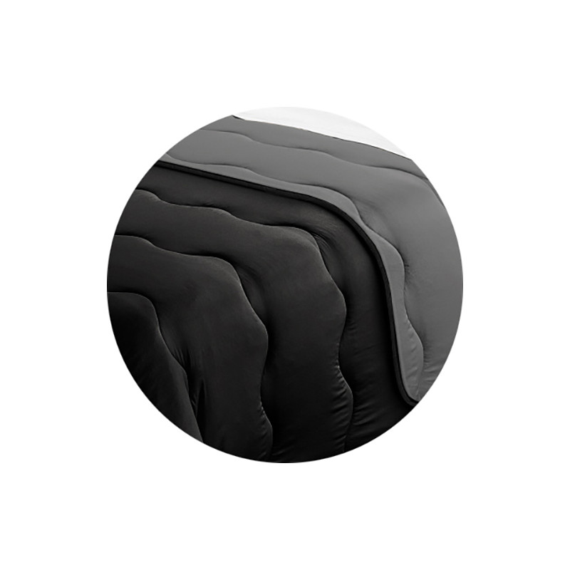 Trapunta Invernale Tinta Unita Double Face Made in Italy Bicolore MOD. D