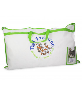 Guanciale TRENTINO cm 50X80 alto 13 cm in Vera Piuma Made in Italy