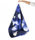 MOON Plaid Divano Coperta Letto in caldo e morbido Pile da 340 gr mq con Retro Agnellato Luna e Stelline