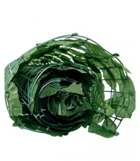 Siepe Finta Artificiale con Foglie CopriRinghiera Verde Recinzione Giardino Siepe Sintetica Balcone