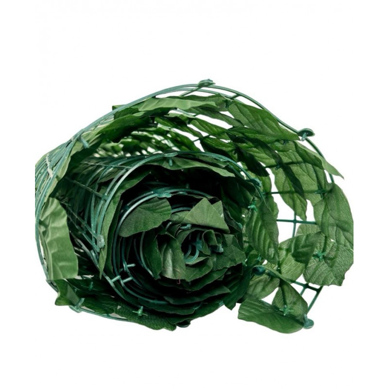 Siepe Finta Artificiale con Foglie CopriRinghiera Verde Recinzione Giardino Siepe Sintetica Balcone