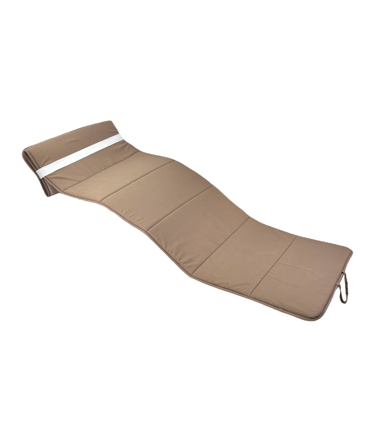 Cuscino per Lettino Materassino Prendisole Pieghevole Trasportabile Salvaspazio Misura Maxi 52x200 BLU-AVIO