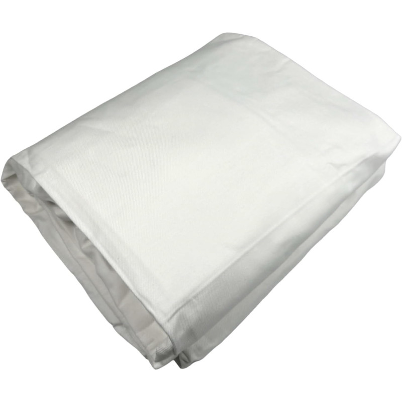 Coprimaterasso SINGOLO 90X210 cm in Cotone Sanforizzato Misura Maxi Made in Italy Mod. Carson