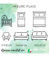 GNOMI LAVORATORI Plaid Divano Coperta Letto in caldo e morbido Pile da 340 gr mq con Retro Agnellato