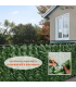 Siepe Finta Artificiale con Foglie CopriRinghiera Verde Recinzione Giardino Siepe Sintetica Balcone