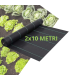 Telo Pacciamatura per Orto Giardino Tessuto Permeabile all'Acqua Stabilizzazione Barriere Contro Le Erbe Infestanti Colore Nero