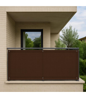 Telo copribalcone frangivista parasole 90x500 cm 4 Colori Mod. Balcony