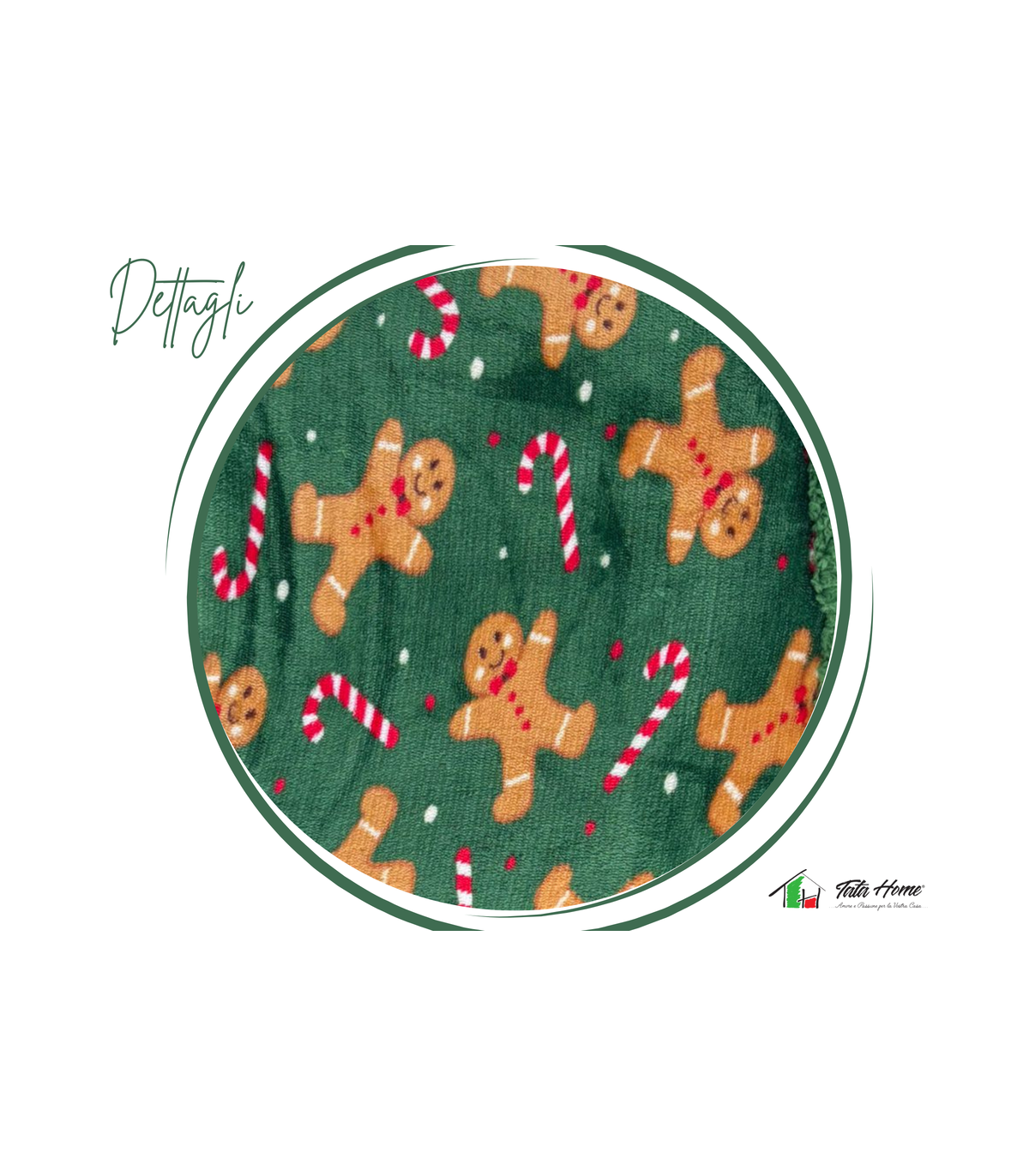 GINGER VERDE Plaid Divano Coperta Letto in caldo e morbido Pile da 340 gr mq con Retro Agnellato