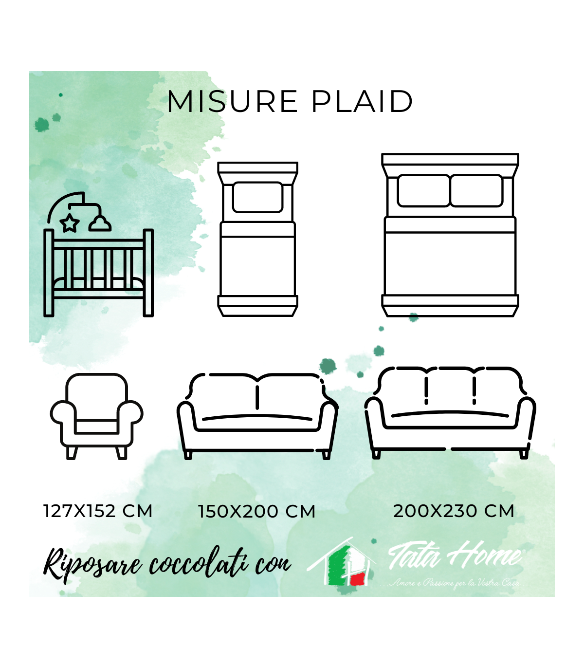 SCOZZESE BEIGE Plaid Divano Coperta Letto in caldo e morbido Pile da 340 gr mq con Retro Agnellato