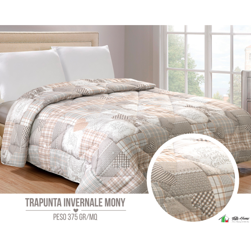 Tata Home Trapunta Invernale Animalier in Morbida e Calda