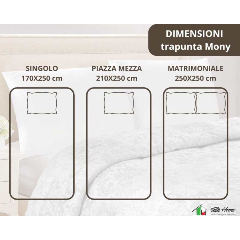 Tata Home Trapunta Invernale Animalier in Morbida e Calda
