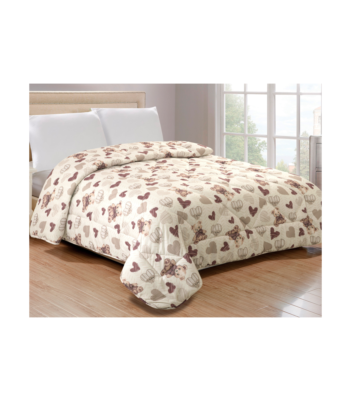 Tata Home Trapunta Invernale Animalier in Morbida e Calda