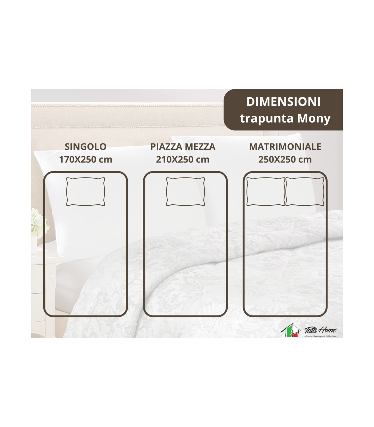 Tata Home Trapunta Invernale Animalier in Morbida e Calda