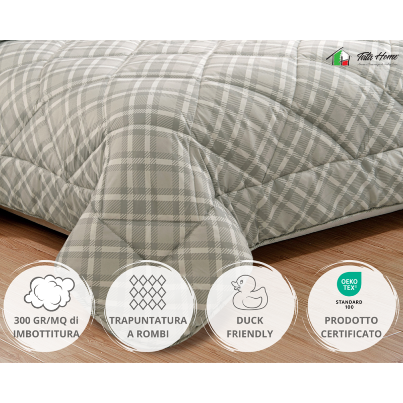 Tata Home Trapunta Invernale Animalier in Morbida e Calda