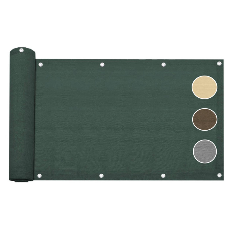 Telo copribalcone frangivista parasole 90x500 cm 5 Colori CON CORDA