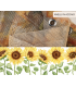 Tenda Zanzariera Beige Antimosche Poliestere misura 150x250 cm Dis. 3 GIRASOLI