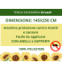 Tenda Zanzariera Beige Antimosche Poliestere misura 150x250 cm Dis. 3 GIRASOLI