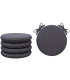 SET 4 PEZZI Cuscini Sedia Rotondi con Laccetti Diametro 40 cm Spessore 3 cm Mod. BILLY