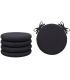 SET 4 PEZZI Cuscini Sedia Rotondi con Laccetti Diametro 40 cm Spessore 3 cm Mod. BILLY