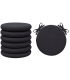 SET 6 PEZZI Cuscini Sedia Rotondi con Laccetti Diametro 40 cm Spessore 3 cm Mod. BILLY