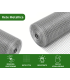 Rete Metallica ZINCATA Elettrosaldata Maglia Stretta Quadra 12,5x12,5 mm Col. GRIGIO