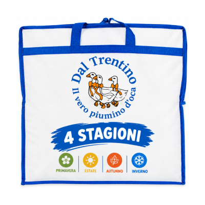 Piumino Winter in piumino d'oca al 50% e 50% Piumette disponibile in 3 misurazioni : singolo, piazza e mezza, matrimoniale.