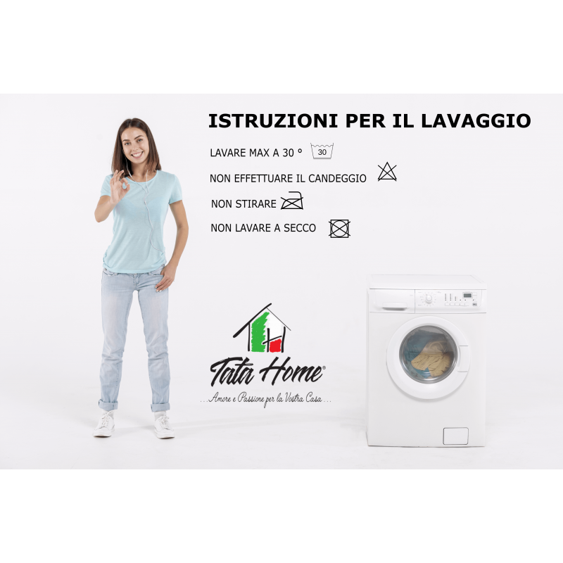Passatoia Tappeto Runner da Cucina Fronte in Poliestere e Retro