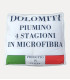PIUMINO 4 stagioni in calda e morbida MICROFIBRA Made in Italy Mod. DOLOMITE