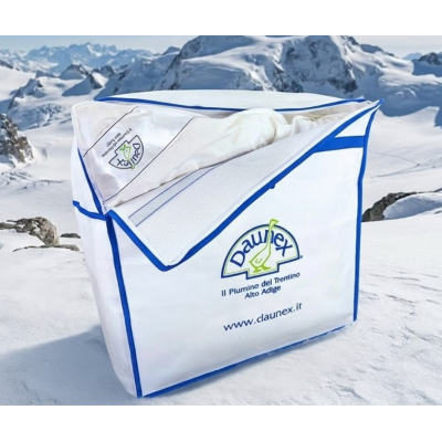 Piumino Winter in piumino d'oca al 50% e 50% Piumette disponibile in 3 misurazioni : singolo, piazza e mezza, matrimoniale.
