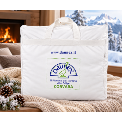 Piumino Winter in piumino d'oca al 50% e 50% Piumette disponibile in 3 misurazioni : singolo, piazza e mezza, matrimoniale.