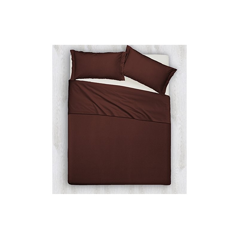 Joli Completo Letto composto da Lenzuolo Sotto con angoli ed elastici, Lenzuolo Sopra e Coppia Federe 100% Cotone Made in Ita