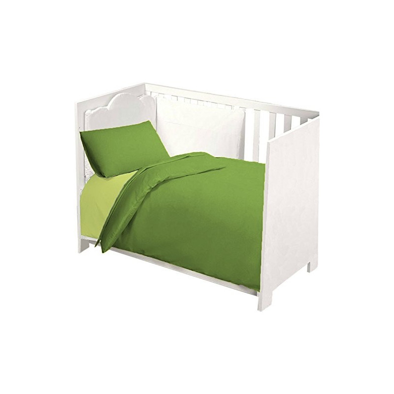 Completo Lettino Baby Joli composto da Lenzuolo Sotto con Angoli ed Elastici 60X120 cm, Lenzuolo Sopra 180x120 cm e Federa 60