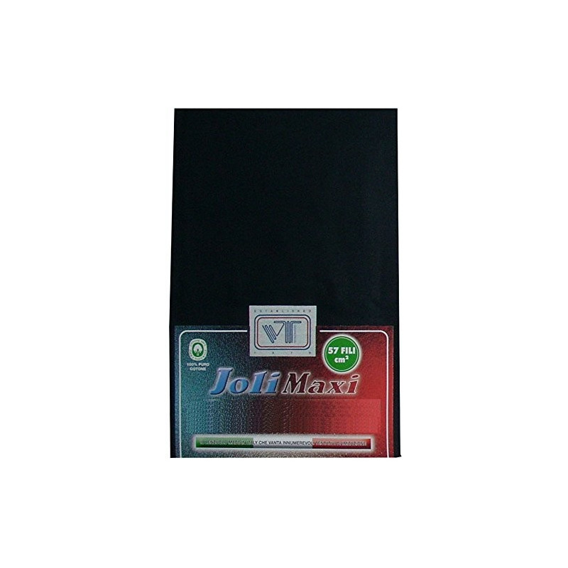 Joli Lenzuolo Sotto con Angoli ed Elastici ed Elastici 100% cotone misura SINGOLO cm 90x200 altezza materasso cm 30 - 21 COLO