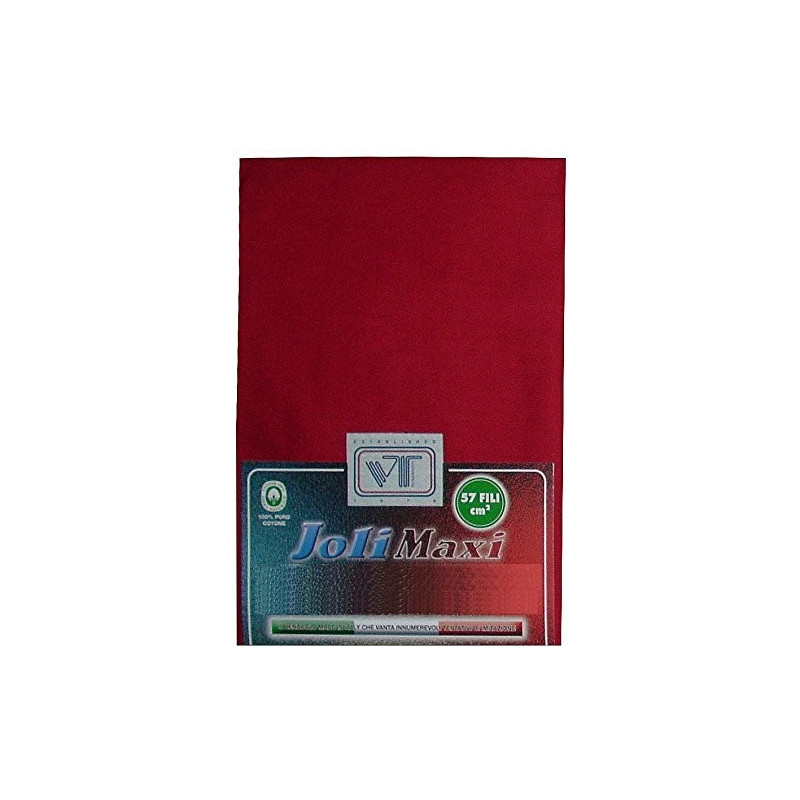 Joli Lenzuolo Sotto con Angoli ed Elastici ed Elastici ed elastici 100% cotone misura PIAZZA E MEZZA cm 130x200 altezza mater