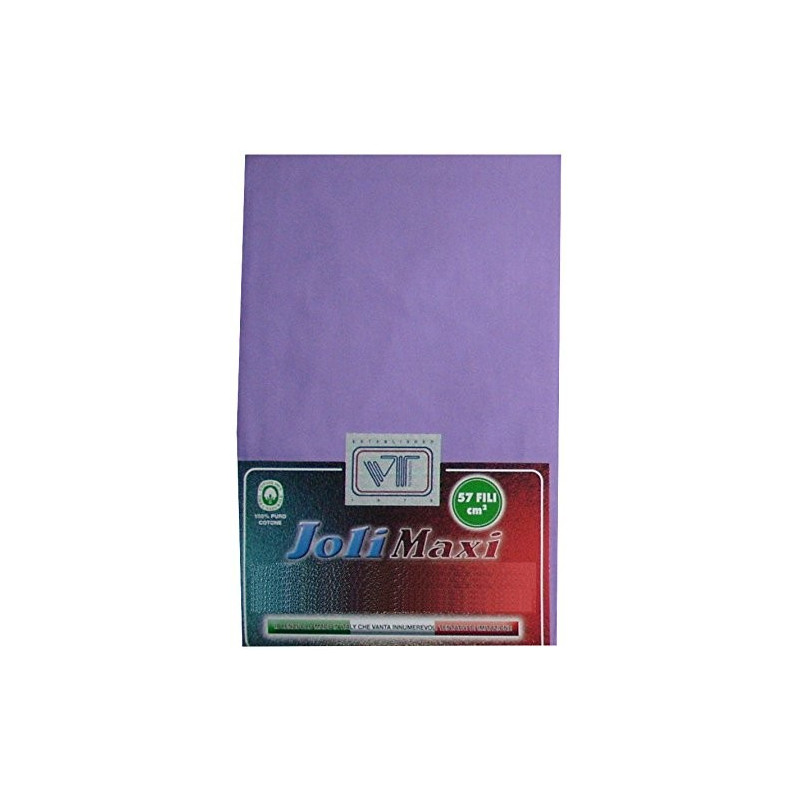 Joli Lenzuolo Sotto con Angoli ed Elastici ed Elastici ed elastici 100% cotone misura PIAZZA E MEZZA cm 130x200 altezza mater