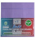 Joli Coppia Federe con 3 bottoni 100% cotone misura cm 50x80 - 21 COLORAZIONI - Made in Italy 57 fili al cm2