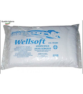 Guanciale Well Soft cm 50X80 alto 14 cm Made in Italy