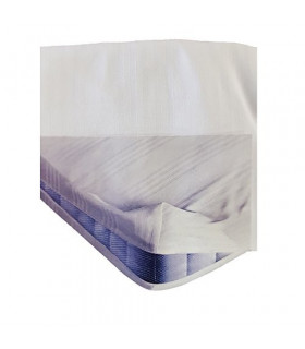 Coprimaterasso Sanfortype Fodera Materasso con Cerniera Zip su Tre Lati e con Pratiche Maniglie 100% Cotone - 2 Misure - alte