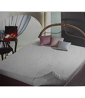 Coprimaterasso FLORA in spugna di cotonecon angoli ed elastici altezza materasso cm 25 - Made in Italy