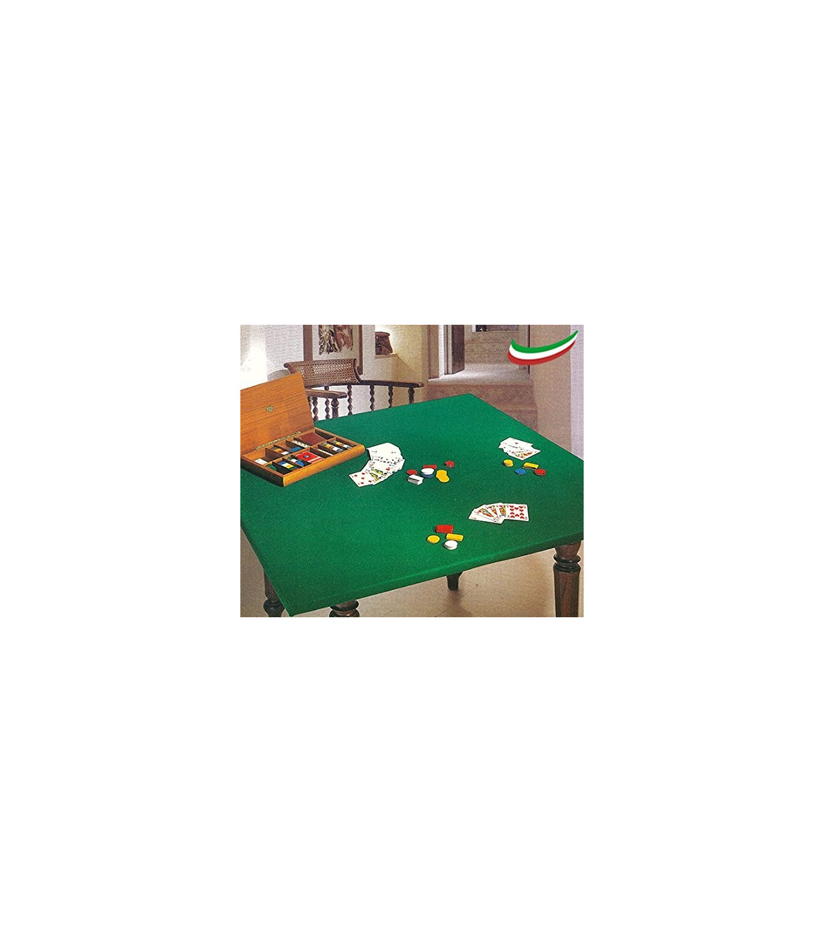 COPRITAVOLO POKER panno da gioco elasticizzato disponibile in 4 misurazioni - MADE IN ITALY