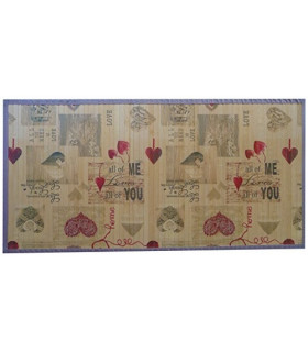 Tappeto Passatoia da Cucina Bamboo Stampato in 100% Bamboo 8 misure e 3 disegni