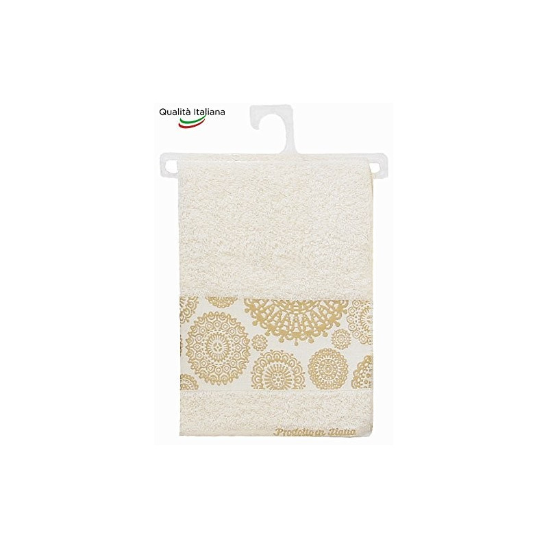 Asciugamano Viso Dorothea cm 60x100 in Cotone 100% Made in Italy Dis. 9