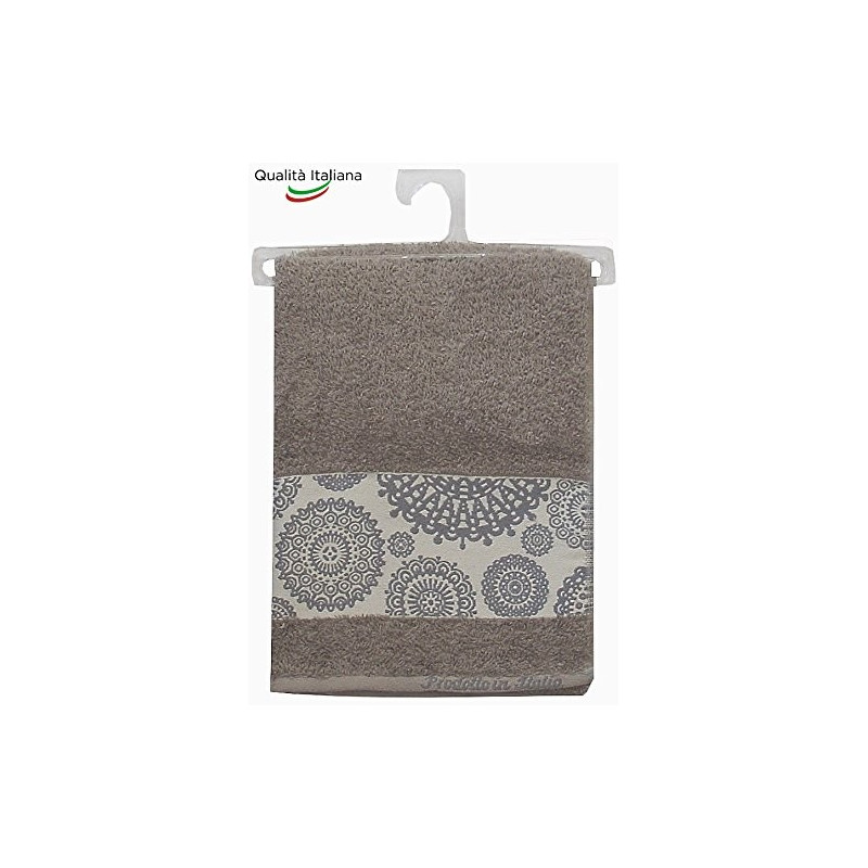 Asciugamano Viso Dorothea cm 60x100 in Cotone 100% Made in Italy Dis. 9