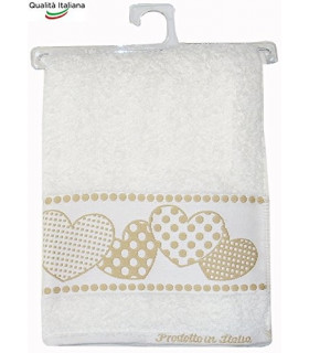 Asciugamano Viso Dorothea cm 60x100 in Cotone 100% Made in Italy Dis. 8