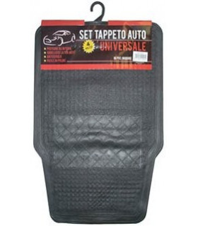 Tappeti auto universali set 4 pezzi, 2 anteriori 2 posteriori, 100% pvc 5101